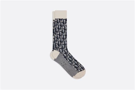 dior socks blue
